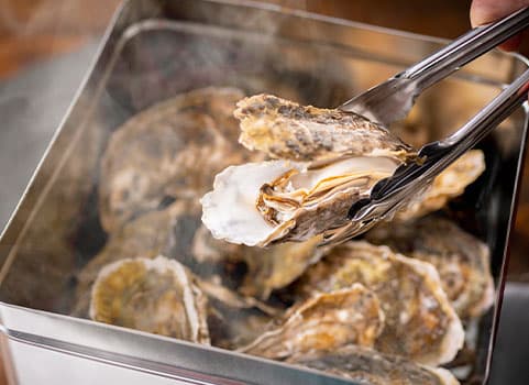 殻付かき「ガンガン焼き」セット 30個入・M