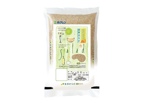 北海道米 玄米さらだ 3kg×2（北海道産）