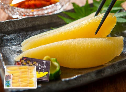 お刺身数の子 360g （たれ、わさび付・個別包装）