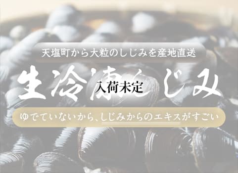 【入荷未定】生冷凍しじみ 800g・大サイズ（北海道 天塩産・砂出し済み）