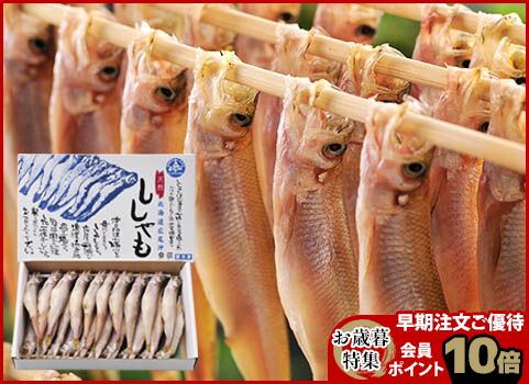 【お歳暮】“本”ししゃも「生干し」子持ち メス20尾（ししゃも：北海道 広尾産）