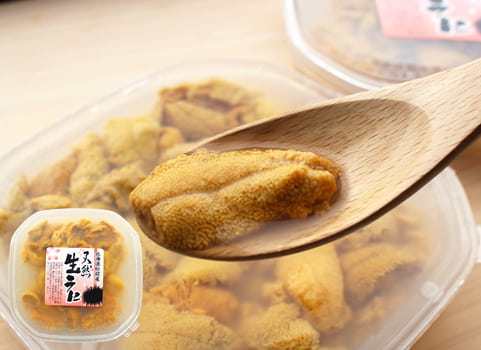 塩水生うに 100g×1（キタムラサキウニ・北海道松前産）