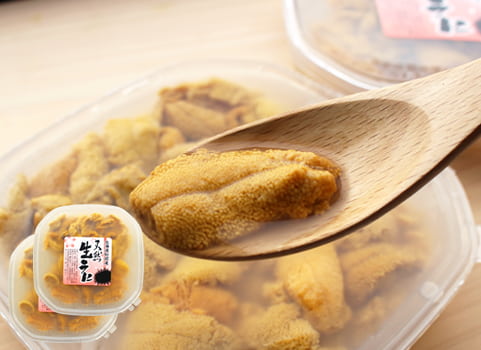 塩水生うに 100g×2（キタムラサキウニ・北海道松前産）
