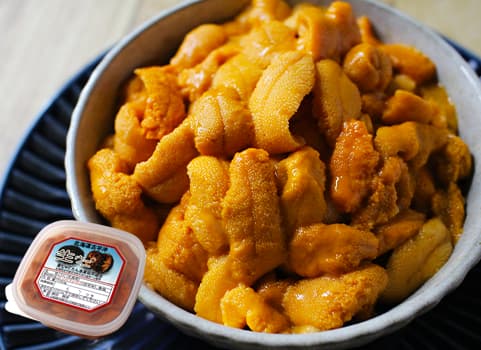 【入荷未定】　塩水生うに 100g×1（エゾバフンウニ・北海道沖 日本海）