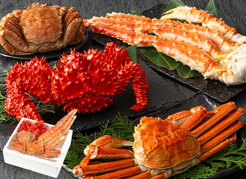 豪華4大がにセット 2.2kg（たらばがに、ずわいがに、毛がに、花咲がに）