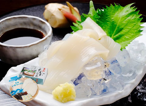【お歳暮・お正月】函館いかそうめん 【3人前】（たれ・生姜付き）