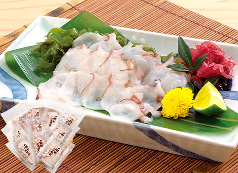 たこ薄造り 70g×10パック（北海道産）