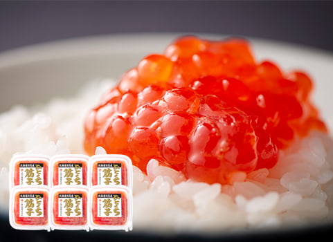 【2023年10月下旬 販売再開予定】ひとくち筋子 60g×6パック（北海道 日高産）
