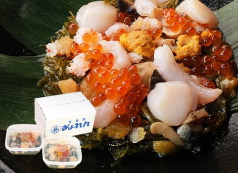 北海八宝漬 200g×2 （昆布、甘えび、つぶ、いくら、ほたて貝柱、紅ずわいがに、数の子、うに）